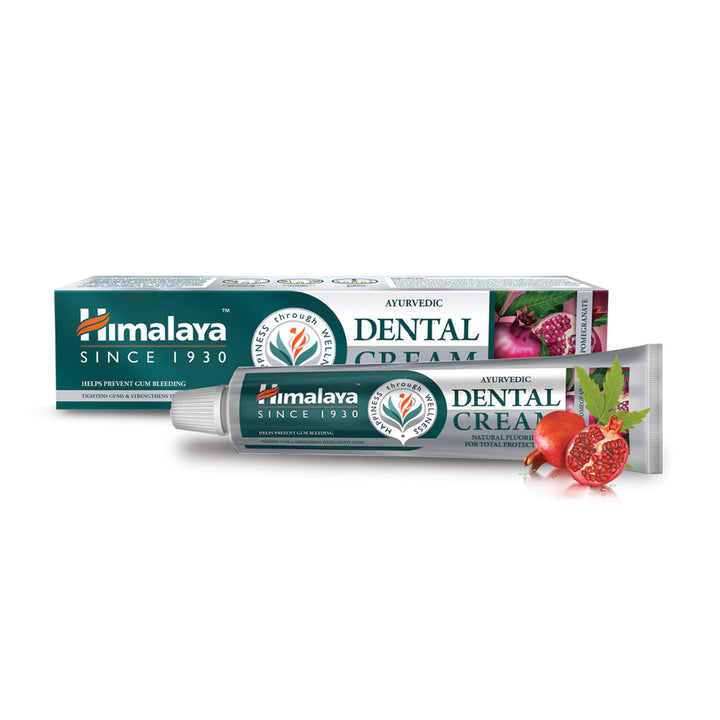 Himalaya Ayurvedic Dental Cream Herbal Toothpaste - Neem & Pomegranate - 100 g