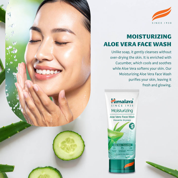 Himalaya Moisturizing Aloe Vera Face Wash - 150ml