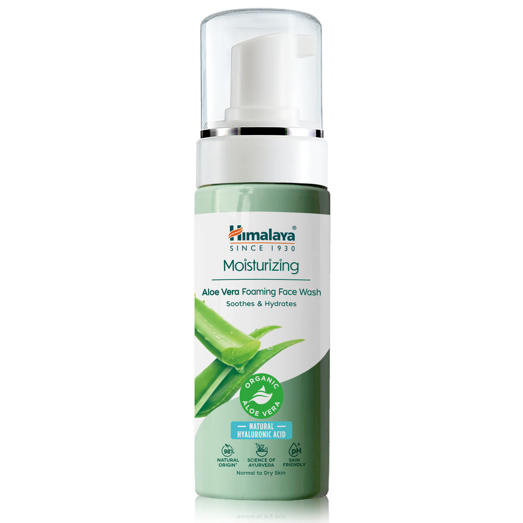 Himalaya Moisturizing Aloe Vera Foaming Face Wash - 150 ml
