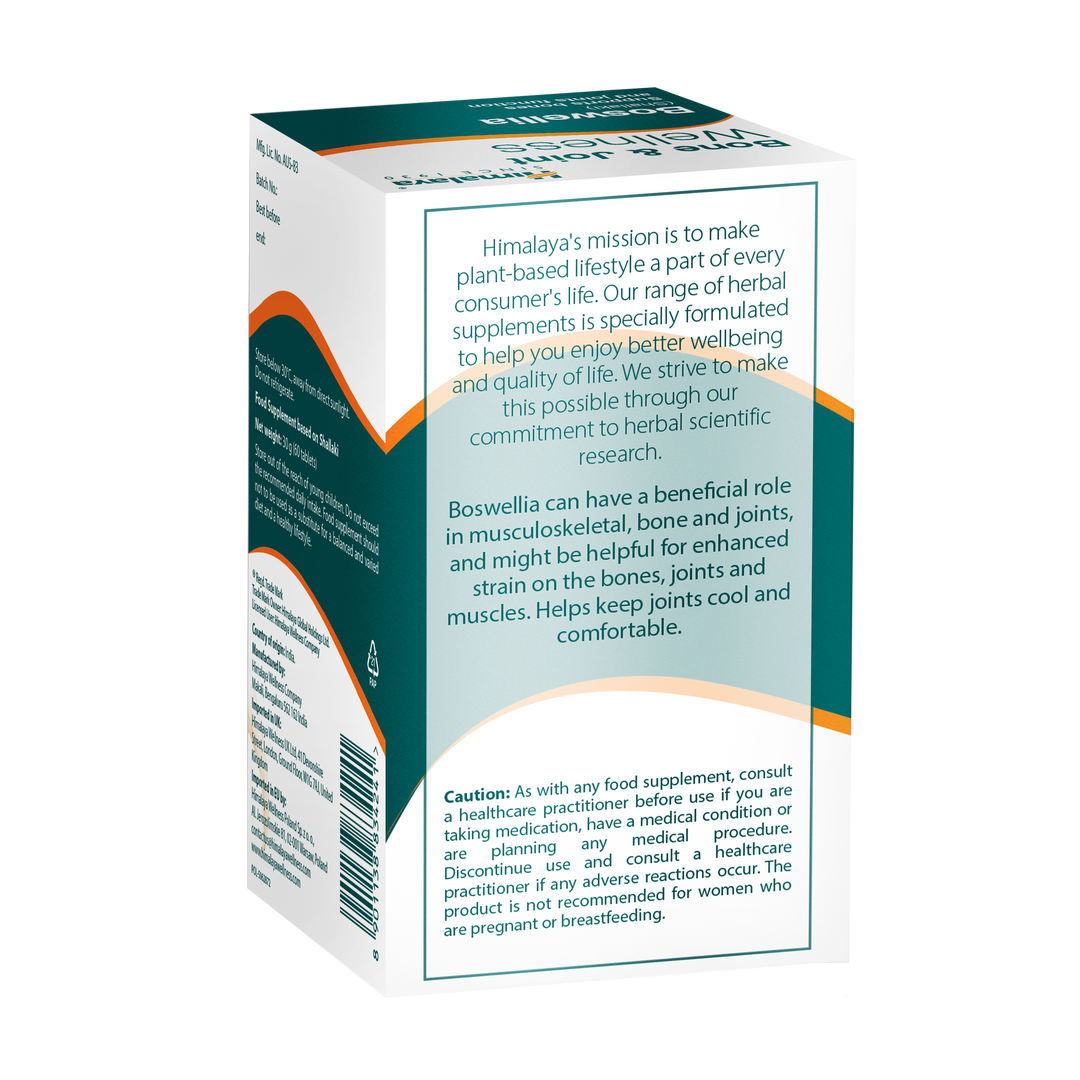 Himalaya Bone & Joint Wellness Boswellia - 60 Tablets