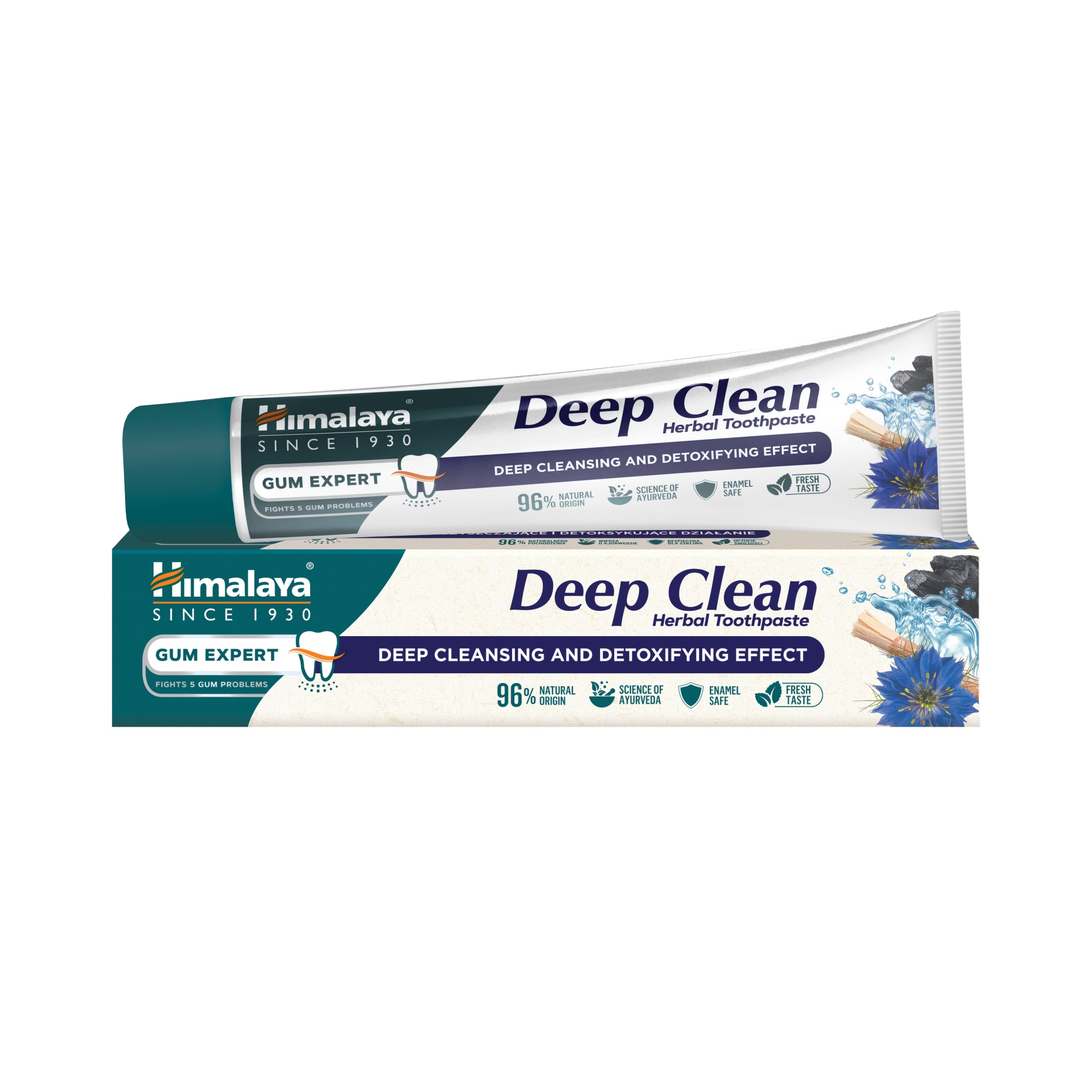  Himalaya Gum Expert Deep Clean Herbal Toothpaste - 75ml FOP