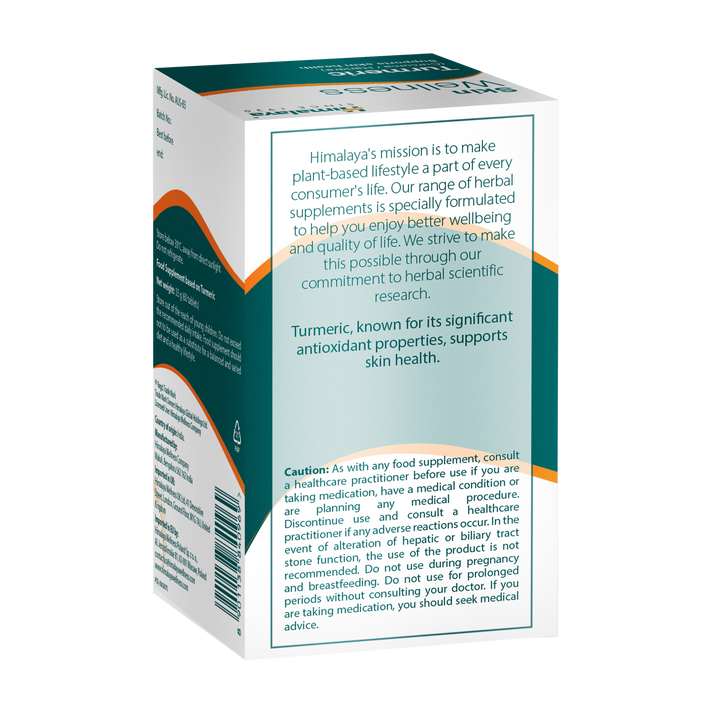 Himalaya Skin Wellness Turmeric - 60 Tablets