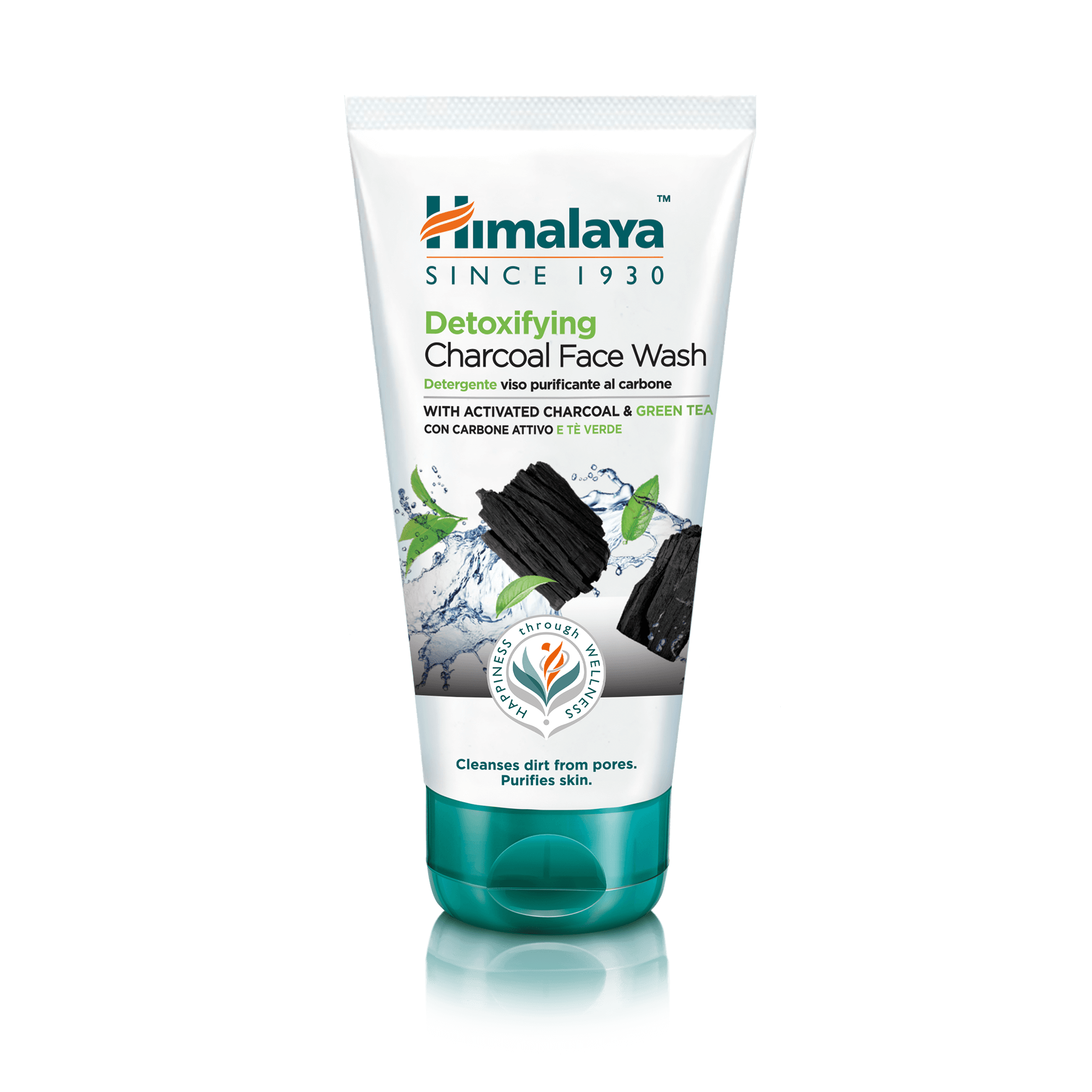 Detoxifying Face Wash with Activated Charcoal & Green Tea 150ml