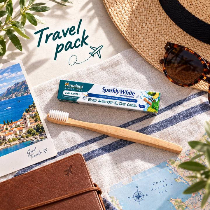 Himalaya Gum Expert Herbal Toothpaste - Sparkly White - Travel pack 40g