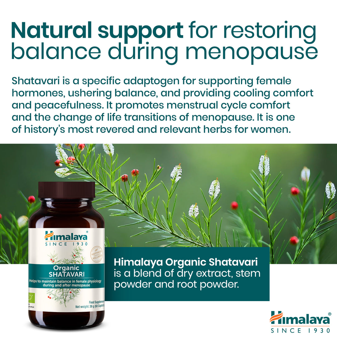 Himalaya Organic Shatavari 60 tablets