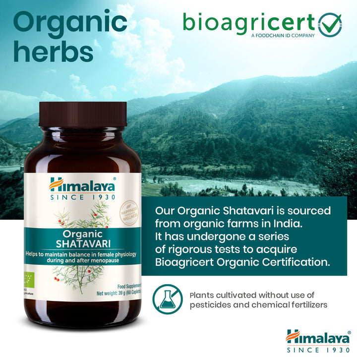 Himalaya Organic Shatavari 60 tablets
