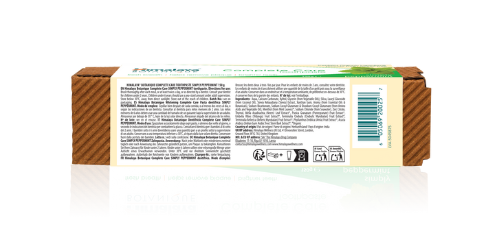 Himalaya BOTANIQUE Complete Care Toothpaste - Simply Peppermint - 150g