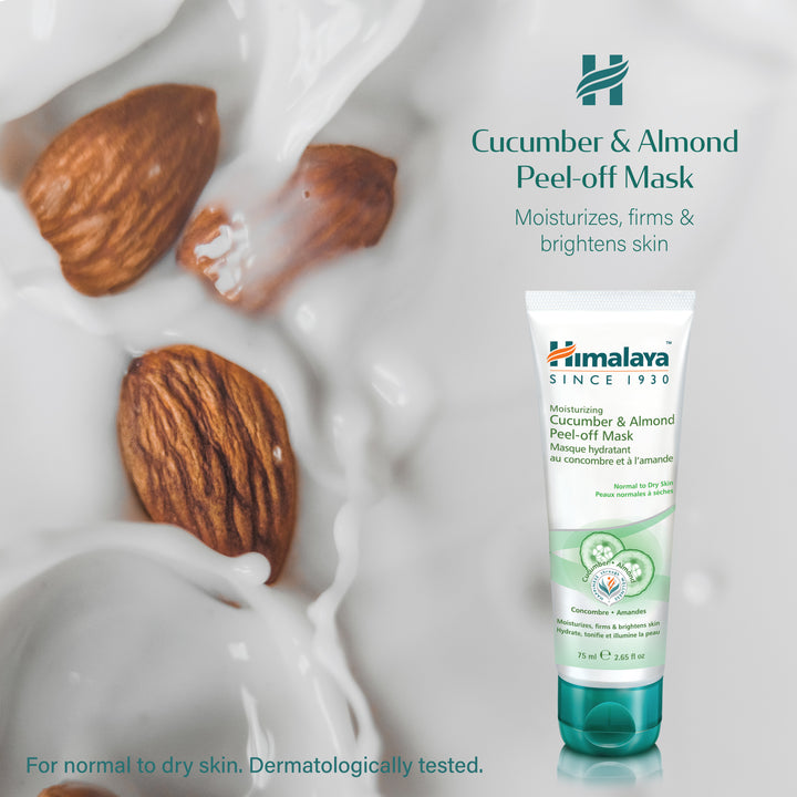 Himalaya Moisturizing Cucumber & Almond Peel-off Mask - 75ml