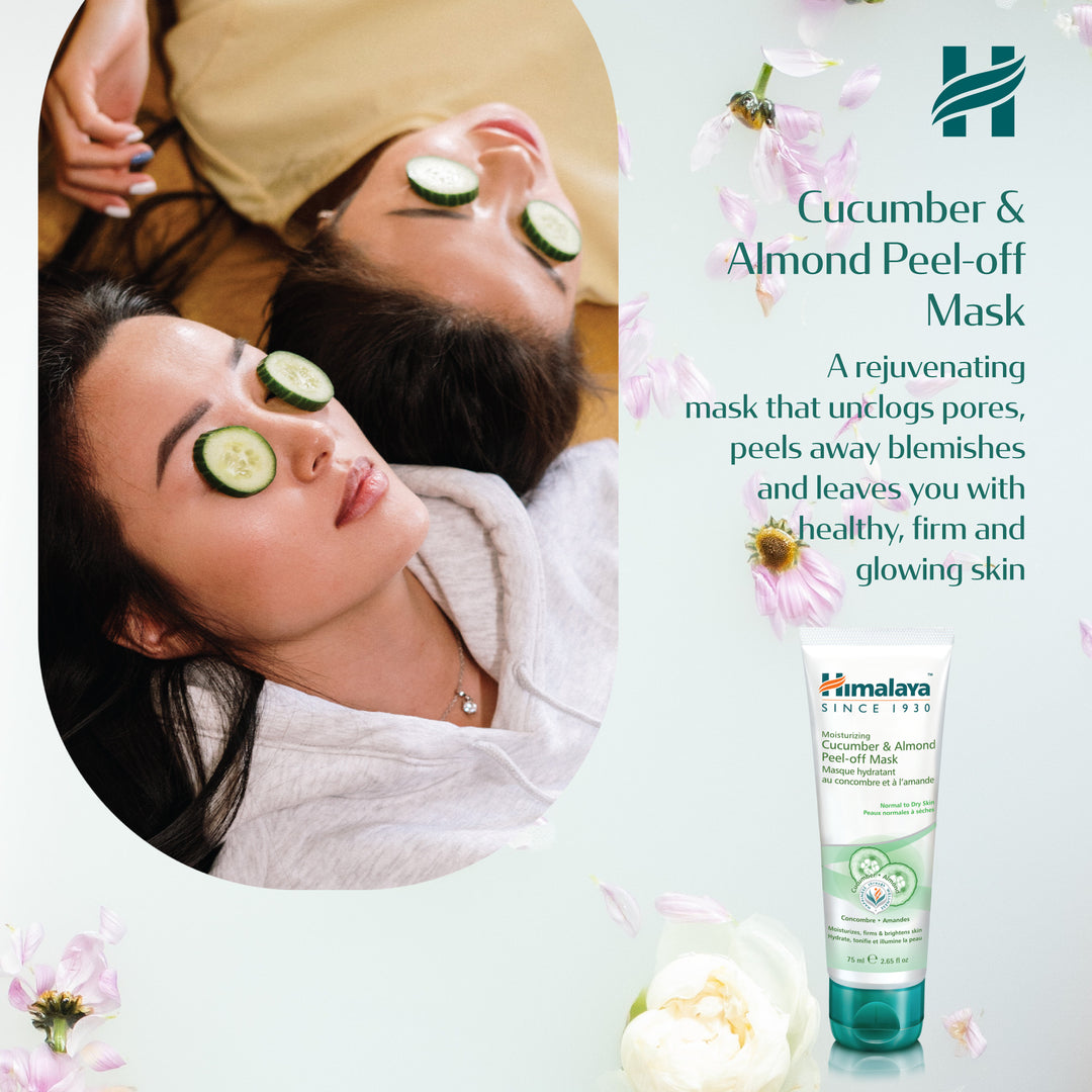 Himalaya Moisturizing Cucumber & Almond Peel-off Mask - 75ml