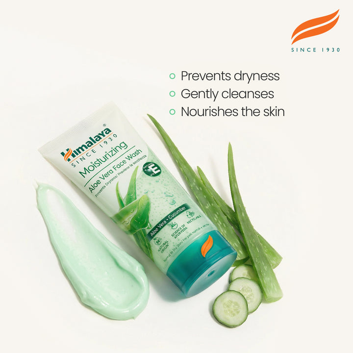 Himalaya Moisturizing Aloe Vera Face Wash - 150ml