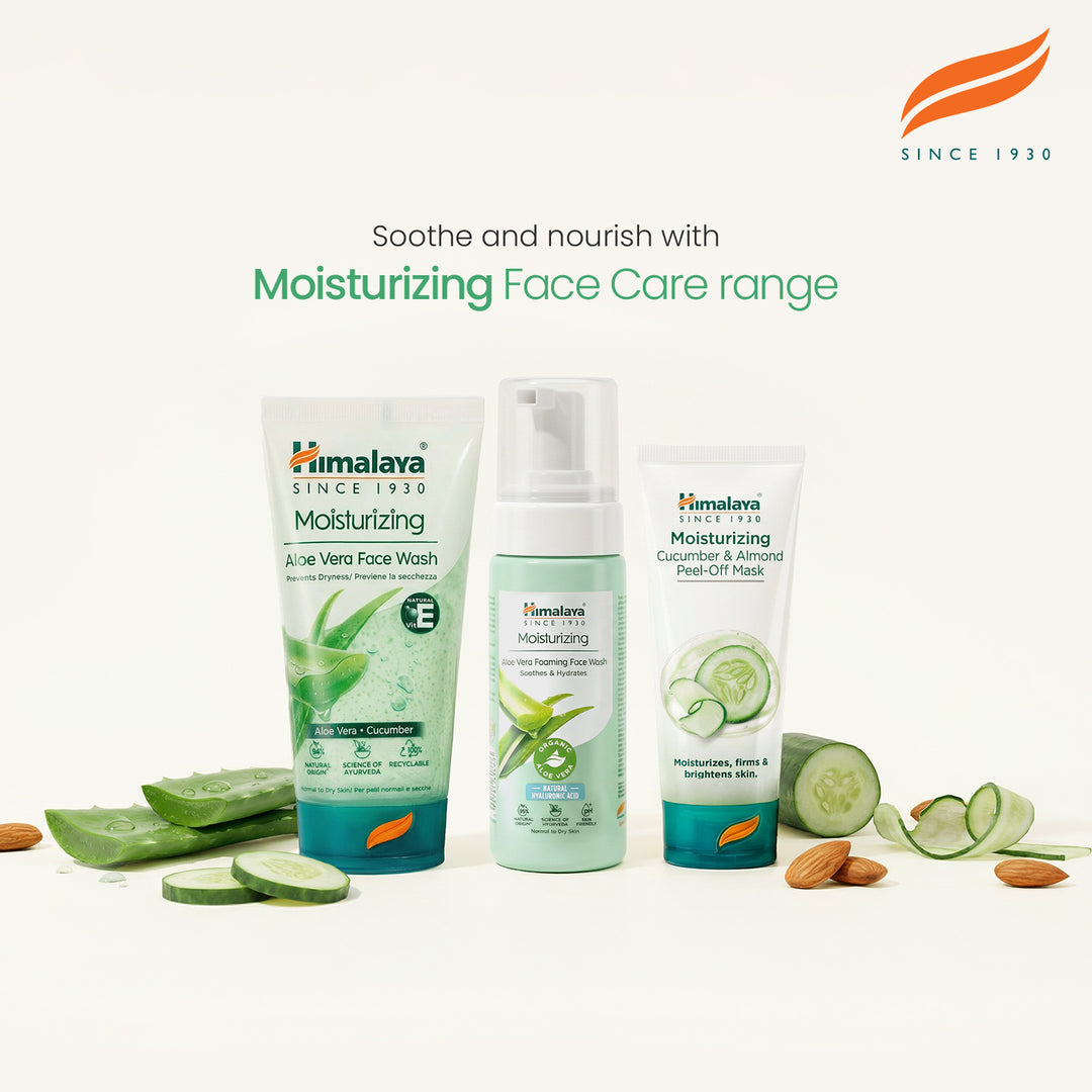 Himalaya Moisturizing Aloe Vera Foaming Face Wash - 150 ml