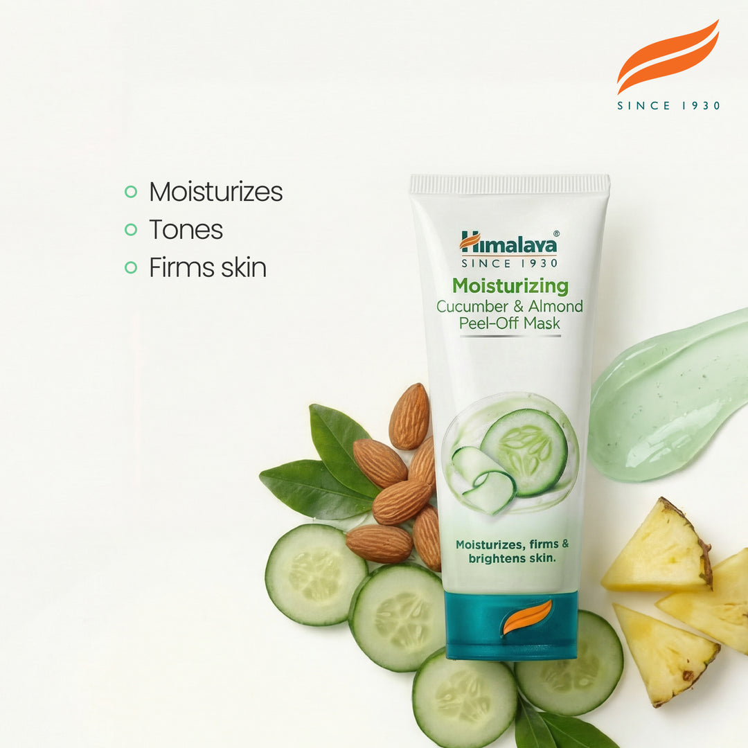 Himalaya Moisturizing Cucumber &amp; Almond Peel-off Mask - 75ml