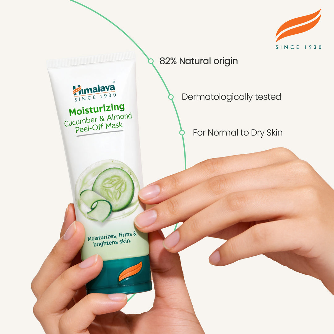 Himalaya Moisturizing Cucumber &amp; Almond Peel-off Mask - 75ml