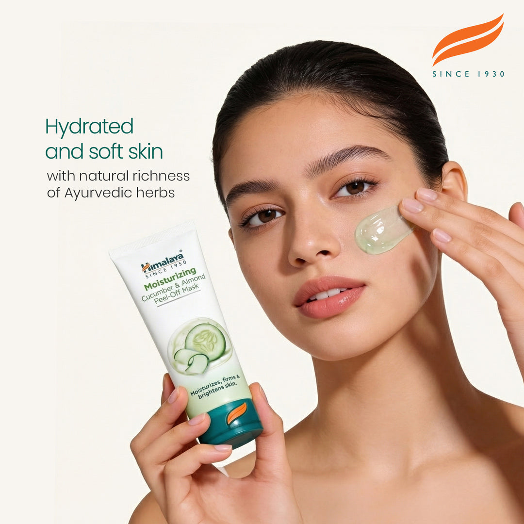 Himalaya Moisturizing Cucumber &amp; Almond Peel-off Mask - 75ml