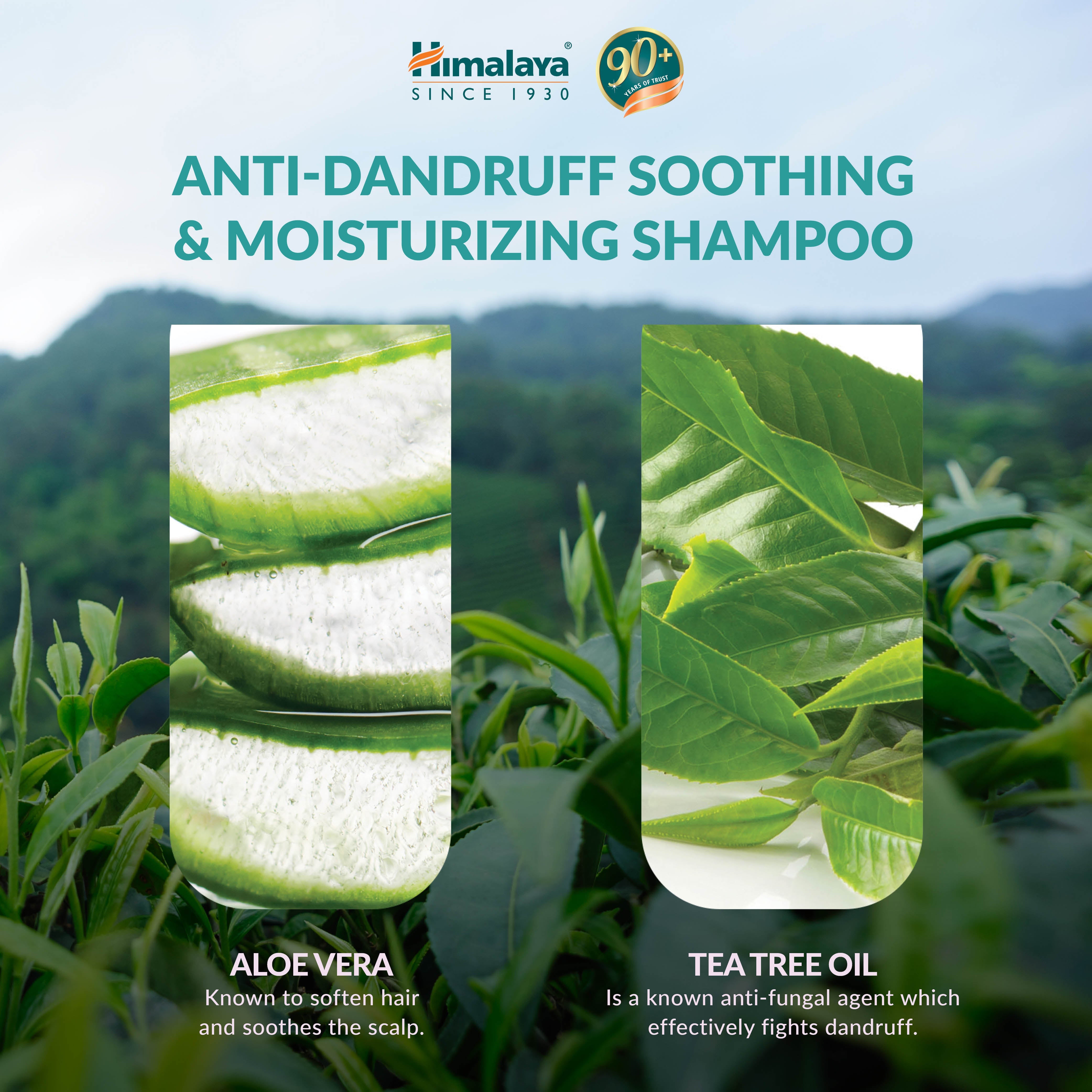 Himalaya Anti-Dandruff Shampoo - Soothing & Moisturizing - 400 ml (Pack of 3)