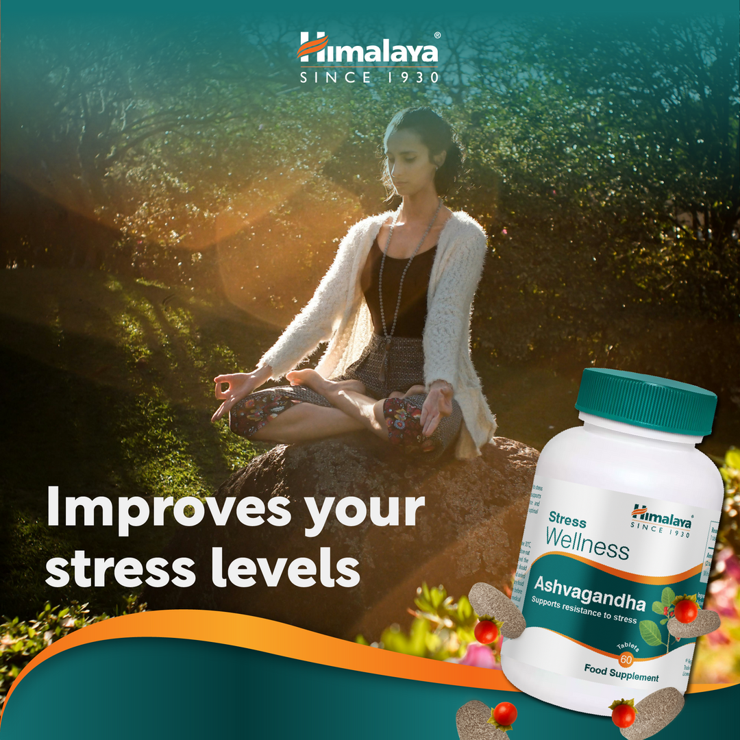 Himalaya Stress Wellness Ashvagandha - 60 Tablets