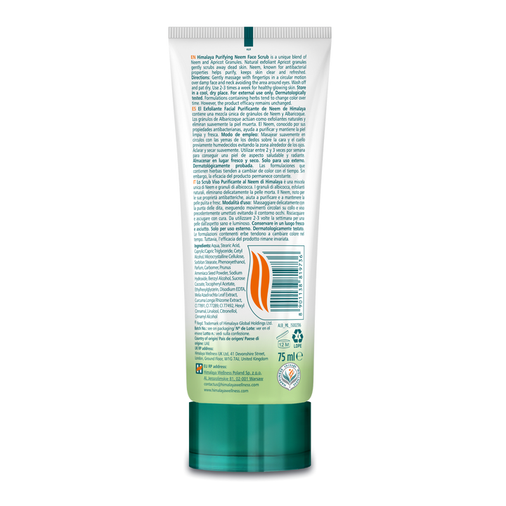Himalaya Purifying Neem Scrub - 75ml