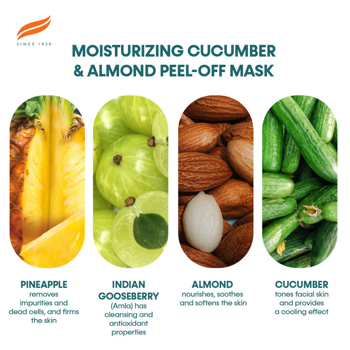 Himalaya Moisturizing Cucumber & Almond Peel-off Mask - 75ml