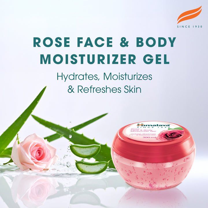 Himalaya Rose Face & Body Moisturizer Gel - 300ml