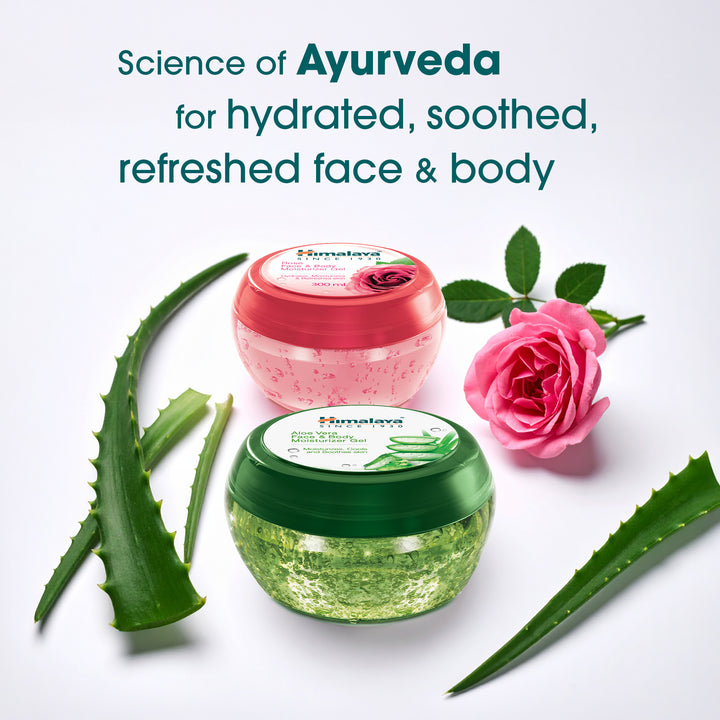 Himalaya Rose Face & Body Moisturizer Gel - 300ml