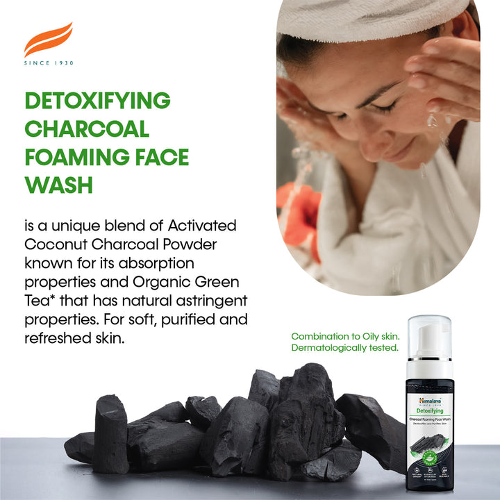 Himalaya Detoxifying Charcoal Foaming Face Wash - 150ml