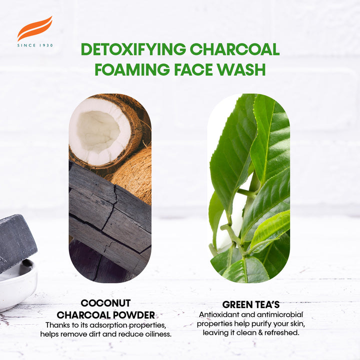 Himalaya Detoxifying Charcoal Foaming Face Wash - 150ml