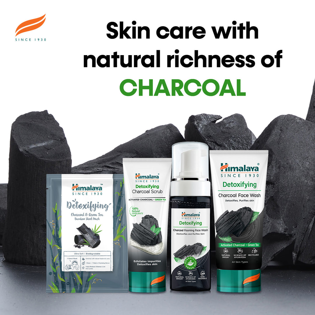 Himalaya Detoxifying Charcoal Foaming Face Wash - 150ml