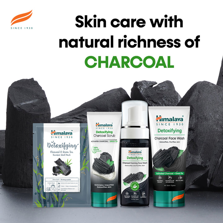 Himalaya Detoxifying Charcoal Foaming Face Wash - 150ml