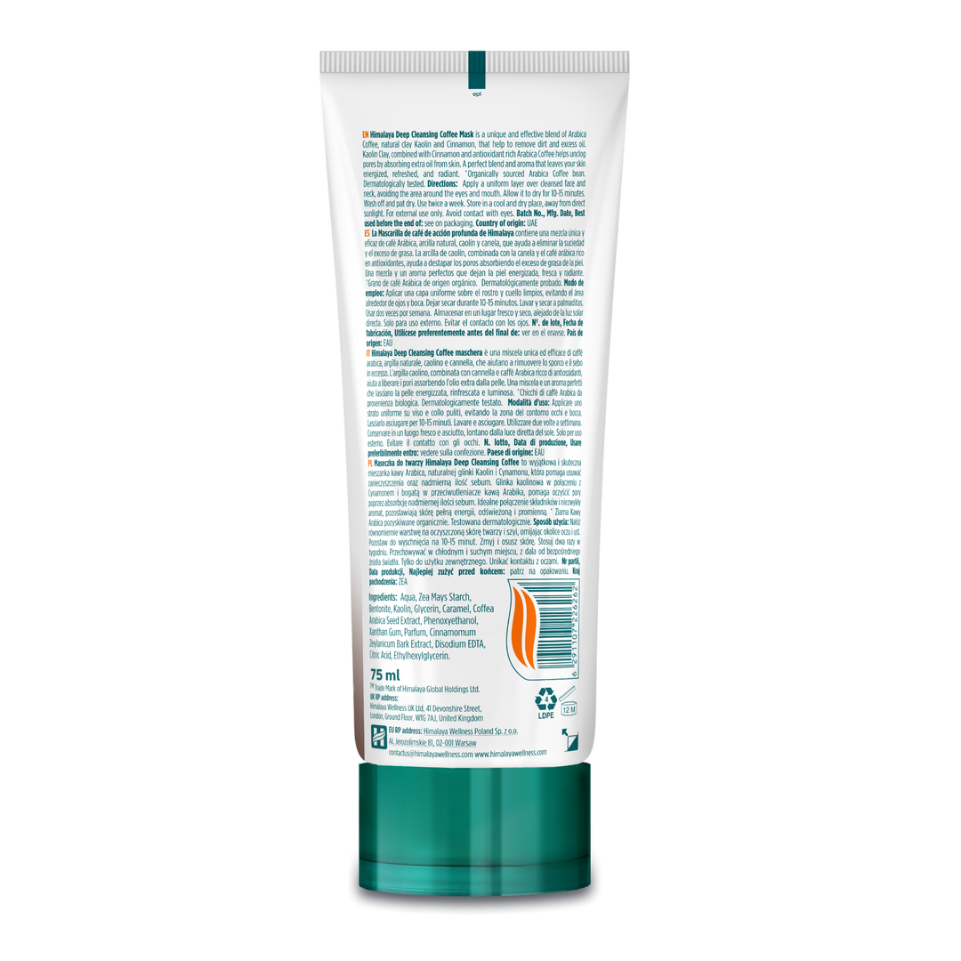 Himalaya Deep Cleansing Coffee Face Mask - 75ml