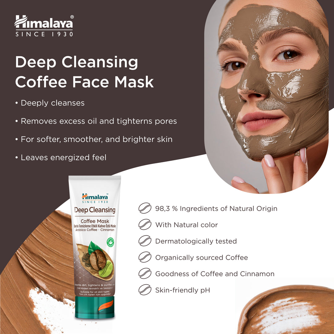 Himalaya Deep Cleansing Coffee Face Mask - 75ml