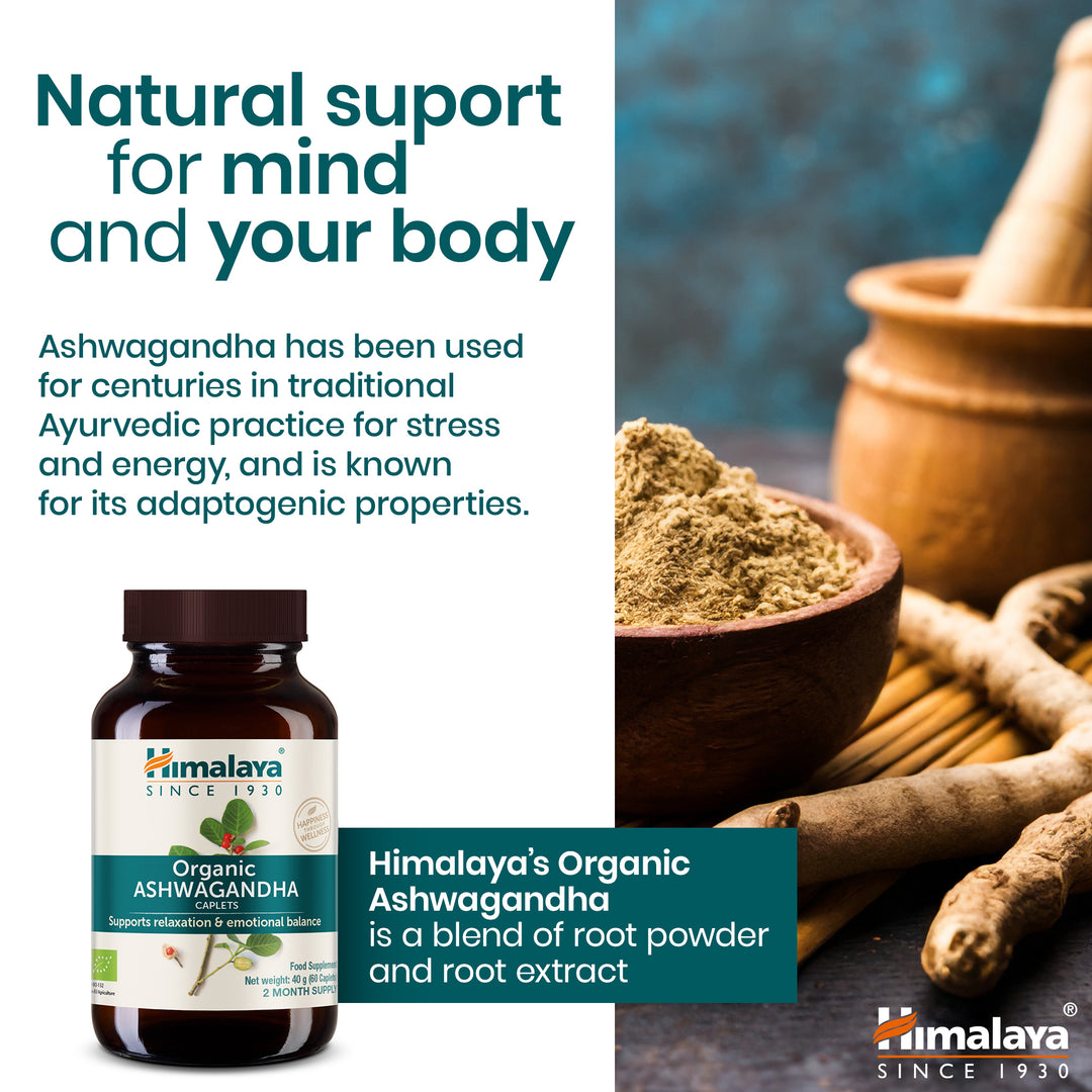 Himalaya Organic Ashwagandha (Indian Ginseng)