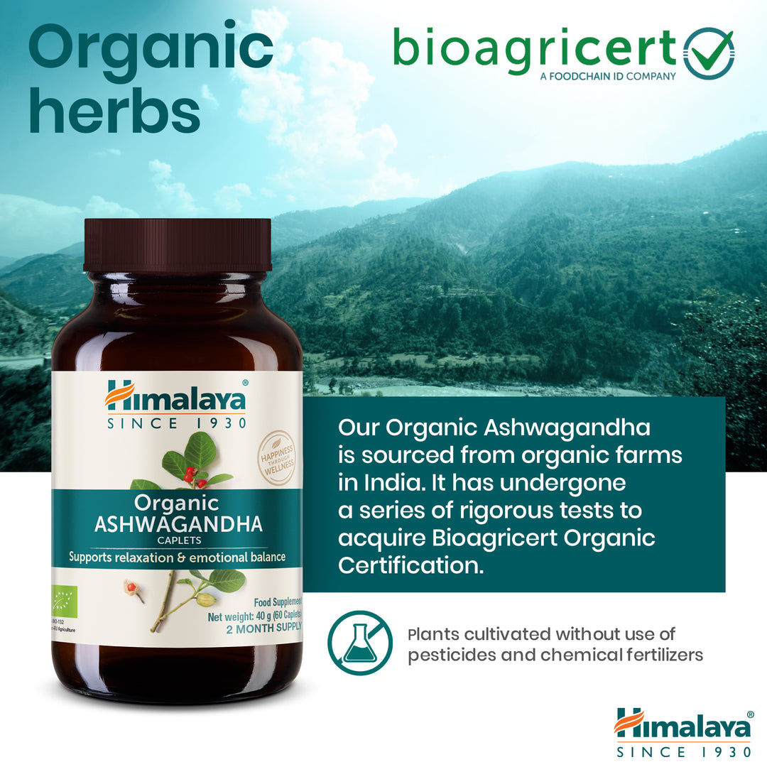 Himalaya Organic Ashwagandha (Indian Ginseng)