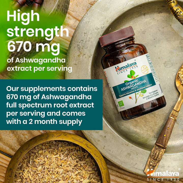 Himalaya Organic Ashwagandha (Indian Ginseng)