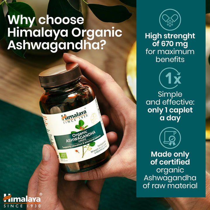 Himalaya Organic Ashwagandha (Indian Ginseng)