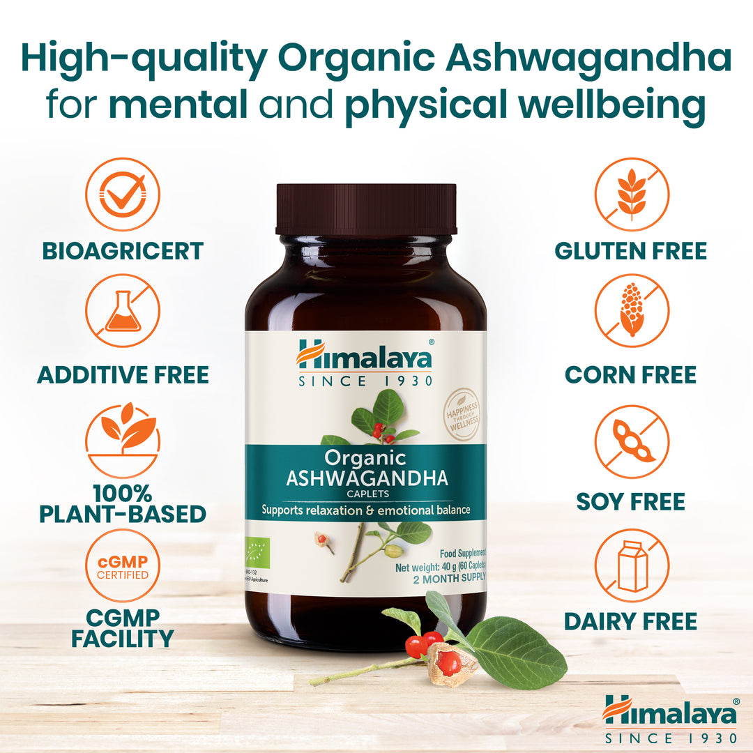 Himalaya Organic Ashwagandha (Indian Ginseng)