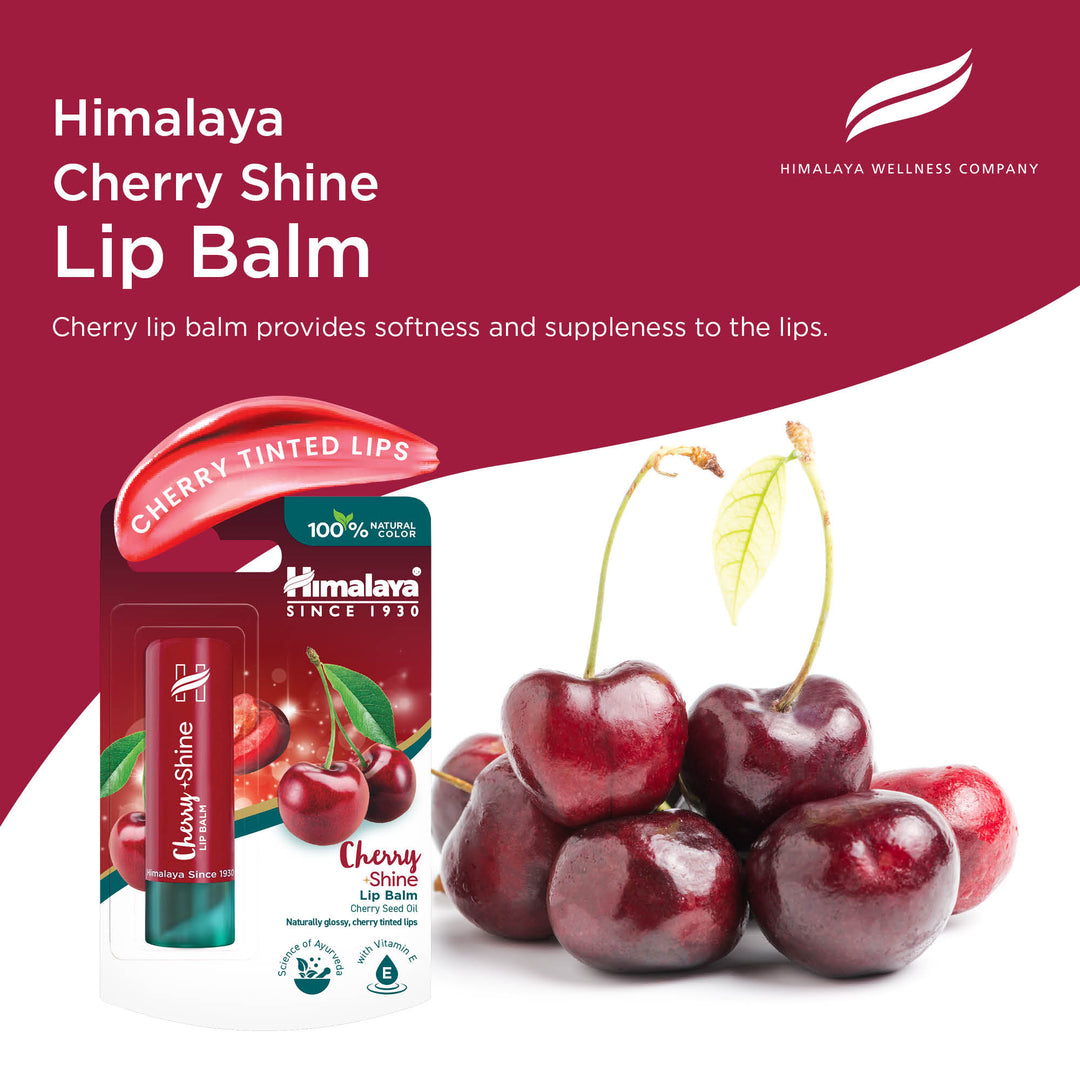Himalaya Cherry Shine Lip Balm, 4.5g