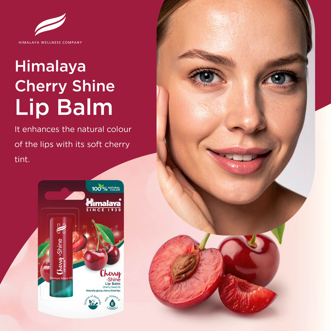 Himalaya Cherry Shine Lip Balm, 4.5g