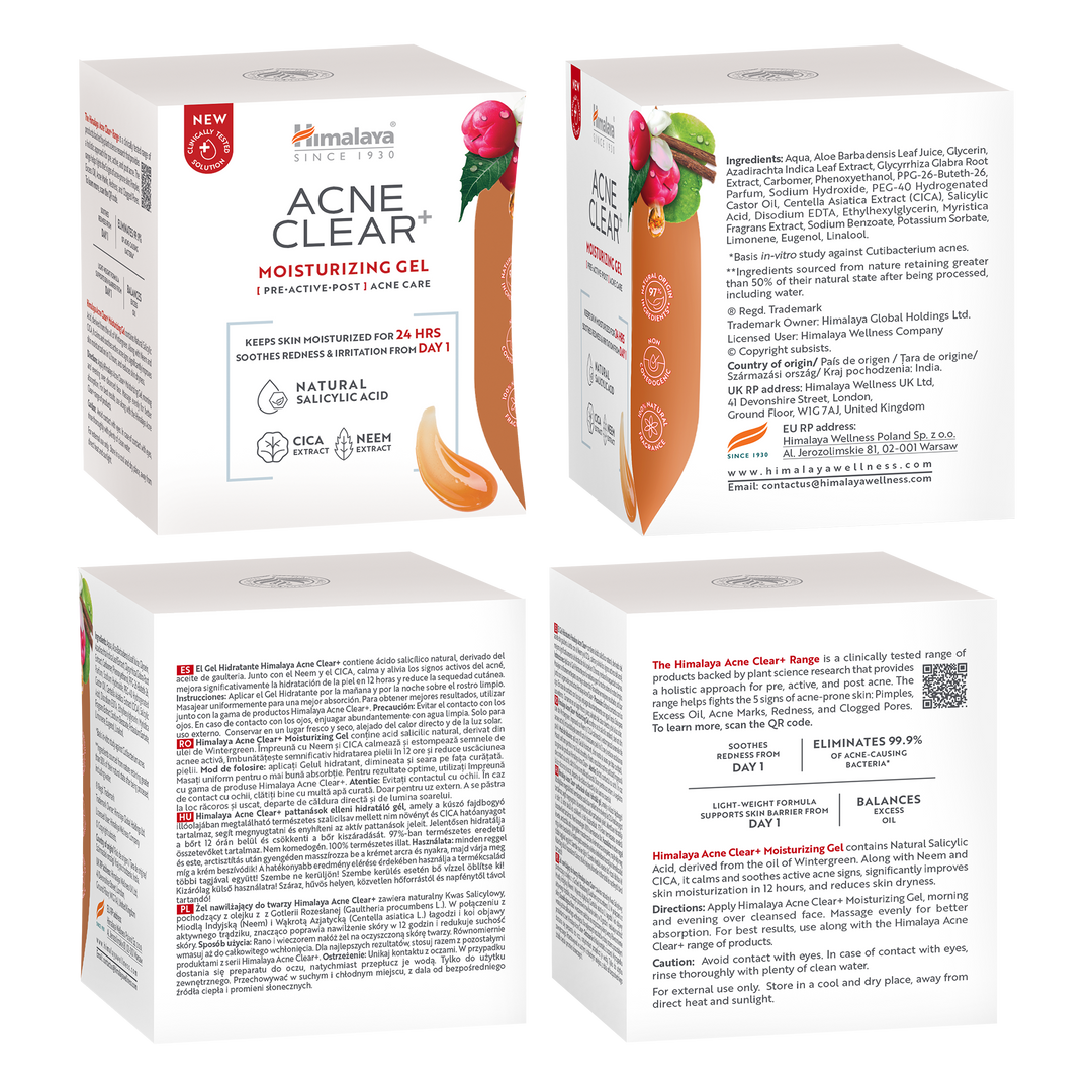 Himalaya Acne Clear+ Moisturizing Gel
