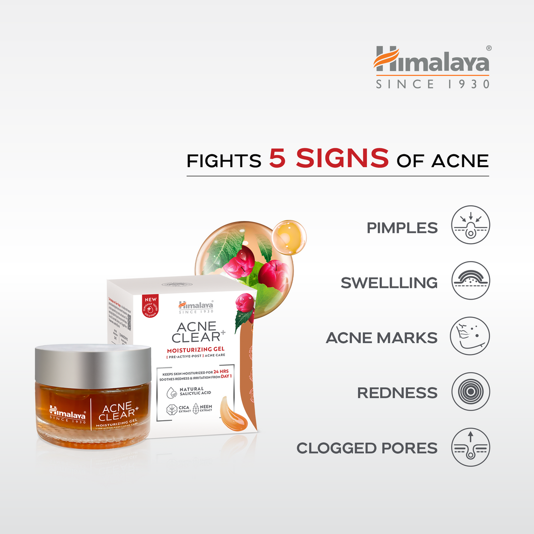 Himalaya Acne Clear+ Moisturizing Gel