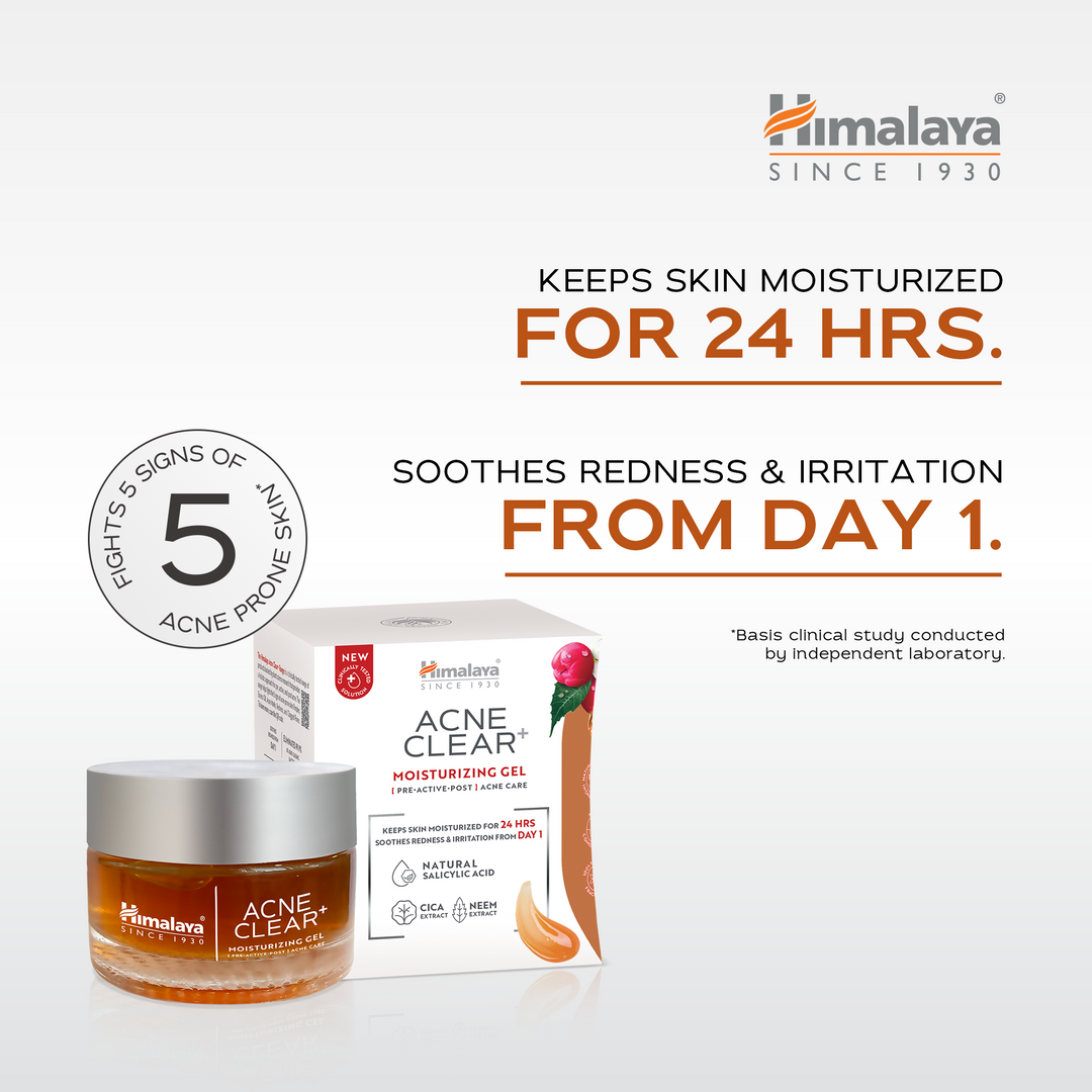 Himalaya Acne Clear+ Moisturizing Gel