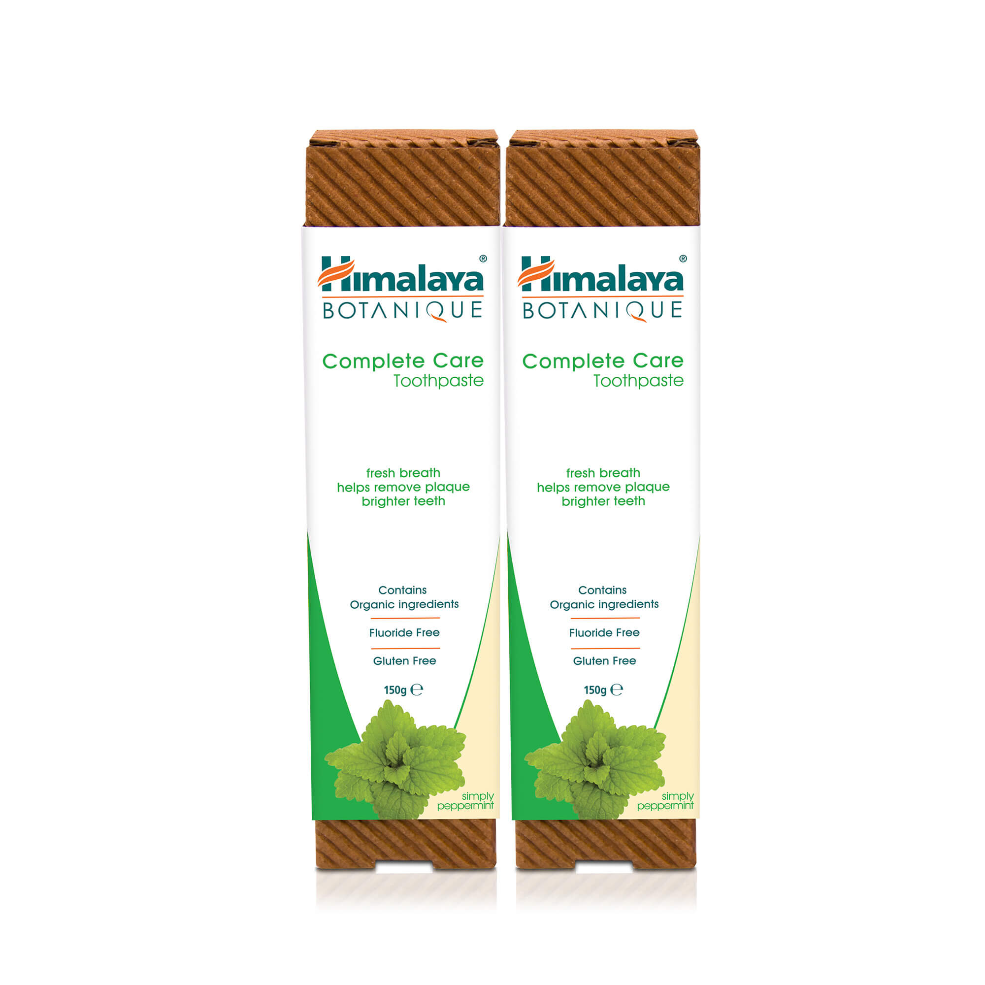 Himalaya BOTANIQUE Complete Care Toothpaste - Simply Peppermint - 150g (Pack of 2)