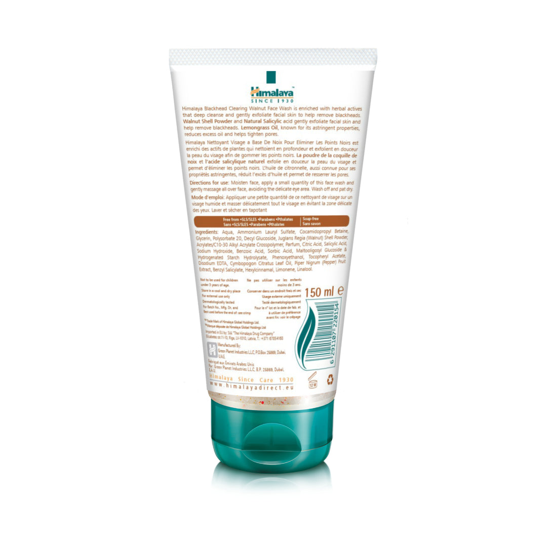 Himalaya Blackhead Clearing Walnut Face Wash - 150 ml