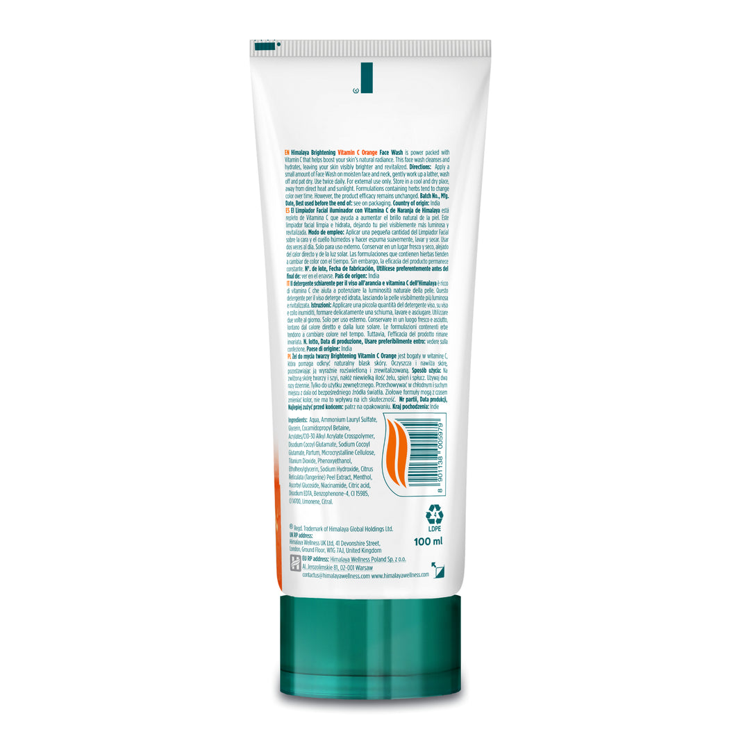 Himalaya Brightening Vitamin C Orange Face Wash