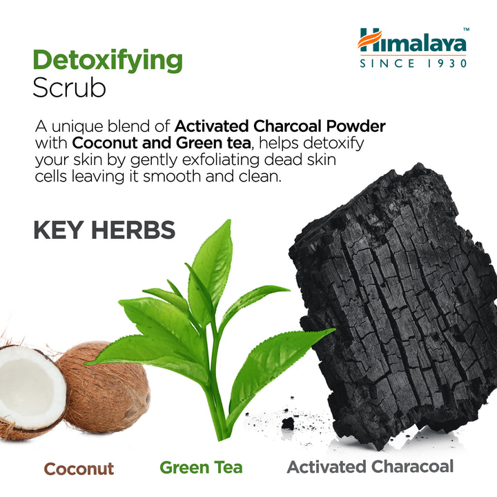 Himalaya Detoxifying Charcoal Scrub - 75ml