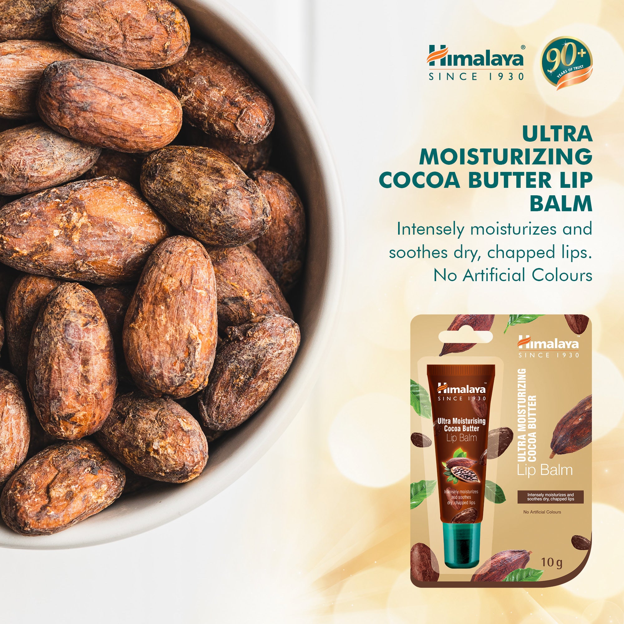 Himalaya Ultra Moisturizing Cocoa Butter Lip Balm - 10g