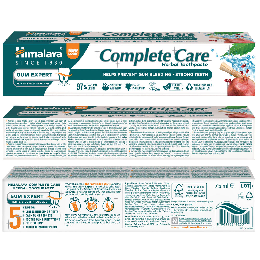 Himalaya Gum Expert Herbal Toothpaste - Complete Care - 75 ml