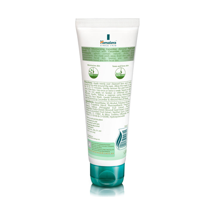 Himalaya Moisturizing Cucumber & Almond Peel-off Mask - 75ml