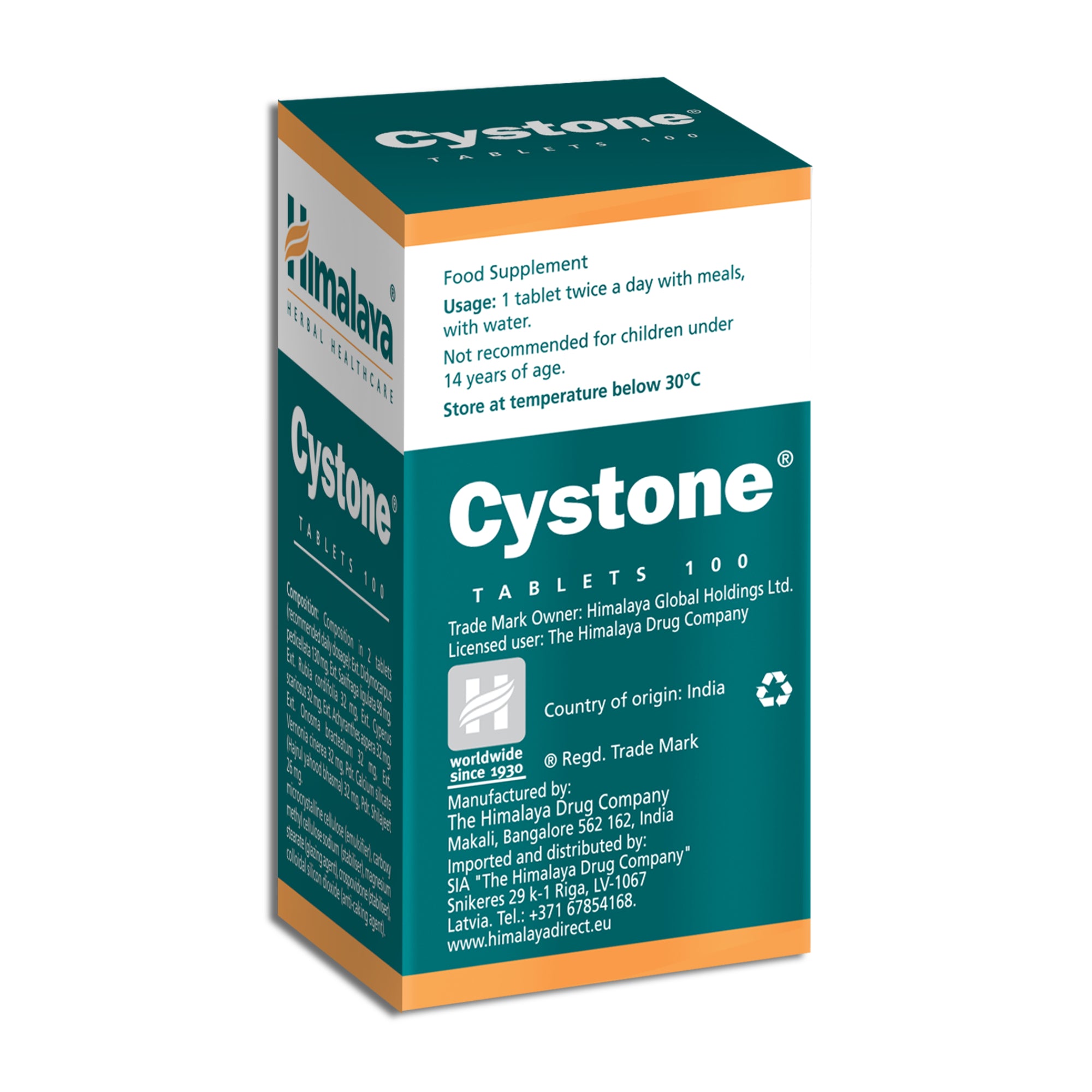 Himalaya Cystone - 100 Tablets (Pack of 3)