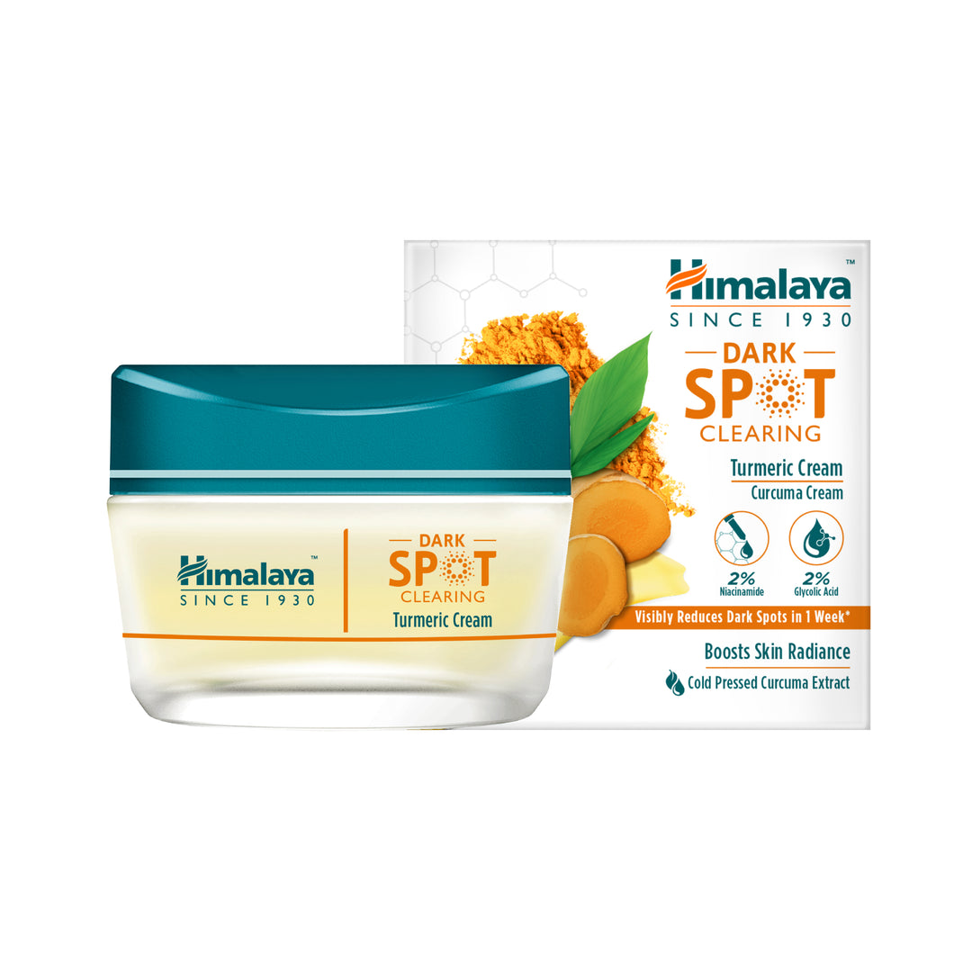 Himalaya Dark Spot Clearing Turmeric Cream 50ml - Box and Bottle