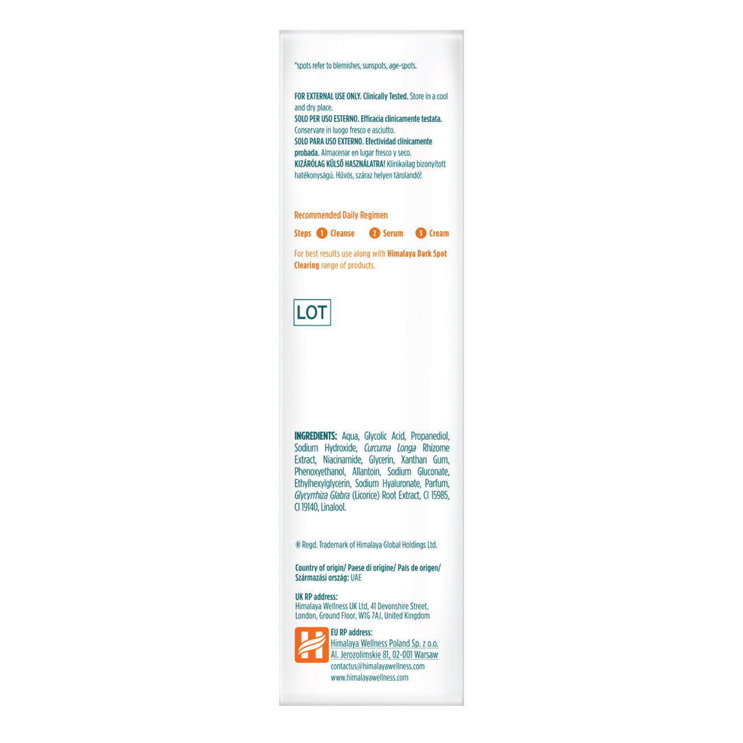 Himalaya Dark Spot Clearing Curcuma Face Serum